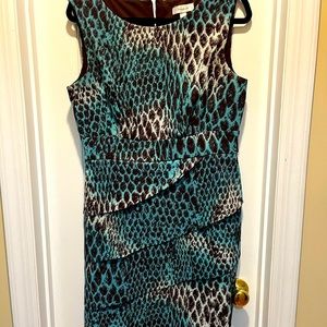 Dressbarn Leopard Sheath Dress.